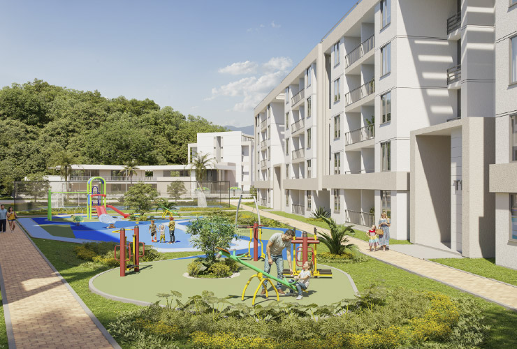 PARQUE EXTERIOR Proyecto Jardines de Manzanillo, Cartagena Colombia